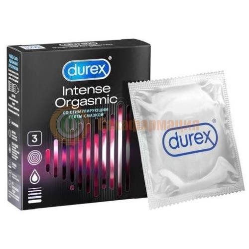 Дюрекс презервативы №3 интенс оргазмик