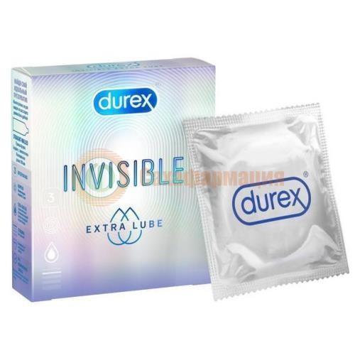 Дюрекс инвизибл презервативы №3 экстра лаб