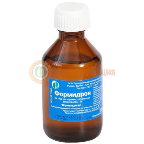 Формидрон раствор для наружного применения спиртовой 3,7% 100мл