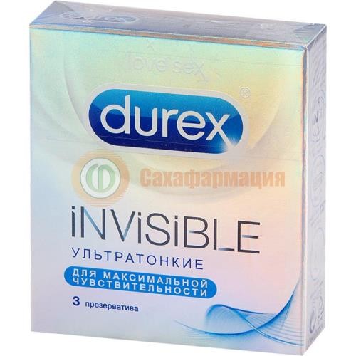 Дюрекс инвизибл презервативы №3 ультратонкие