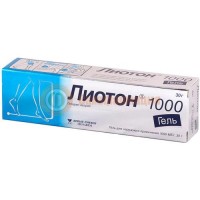 Лиотон 1000 гель для наружного применения 1000ме/г 30г