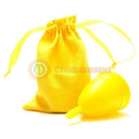 Онликап менструальная чаша р.l серия лен желтая