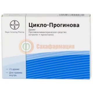 Цикло-прогинова таблетки покрытые пленочной оболочкой набор 0.5 мг + 2 мг и 2 мг №21 /в наб /в наборе: таблетки, покрытые оболочкой светло-коричневого цвета-10 шт. и таблетки, покрытые оболочкой белые цвета -11 шт./