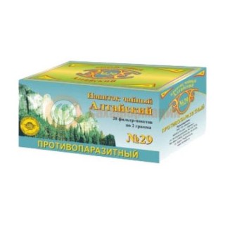 Алтайский фиточай хелми №29 п/паразит. 2г. №20 пак.