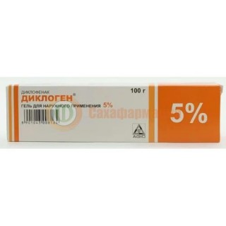 Диклоген гель для наружного применения 5% 100г