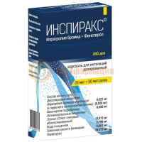 Инспиракс аэрозоль для ингаляций дозированный 20мкг + 50мкг/доза 200доз