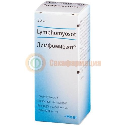 Лимфомиозот капли для приема внутрь гомеопатические 30мл