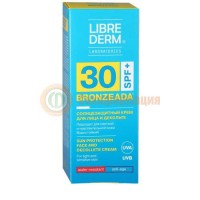 Либридерм бронзиада крем для лица и декольте 50мл солнцезащ. spf30