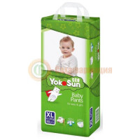 Йокосан эко подгузники-трусики для детей №38 р xl 12-20кг