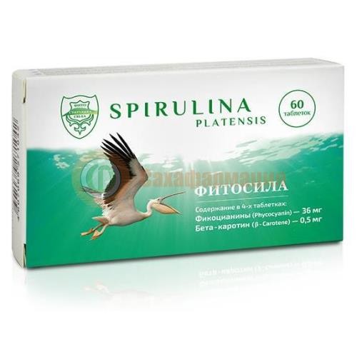 Спирулина-фитосила таблетки 350мг №60