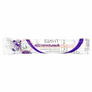 Лейко бинт медицинский марлевый не стерильный 7мх14см