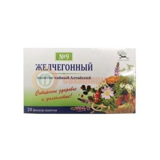 Алтайский чайный напиток 1,5г №20 желчегонный №9