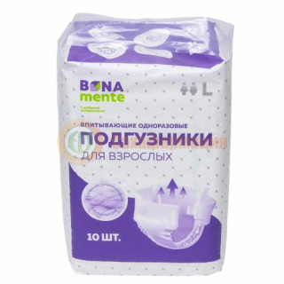 Бона менте подгузники для взрослых №10 l