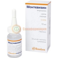 Монтевизин капли глазные 0,05% 10мл в комплекте с насадкой дозирующей