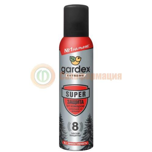 Гардекс экстрим супер аэрозоль-репеллент 150мл защита от комаров, слепней и мошек
