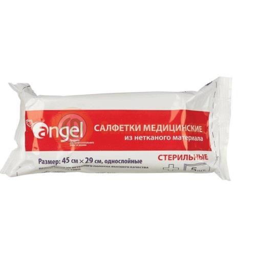 Ангел салфетки №5 неткан стер 1сл 45х29см Ангел салфетки №5 неткан стер 1сл 45х29см