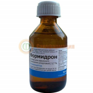 Формидрон раствор для наружного применения спиртовой 37мг/мл 50мл