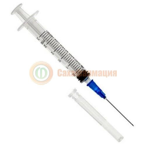 Сфм шприц одноразовый стерильный с иглой 3мл 3-х комп 23g 0,6х30мм Сфм шприц одноразовый стерильный с иглой 3мл 3-х комп 23g 0,6х30мм