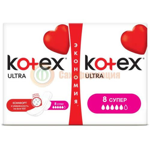 Котекс прокладки ультра супер драй сетч №16 [kotex]