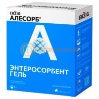 Алесорб энтеросорбент эрциг гель для приема внутрь 10г №20 б/аромат